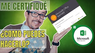 Como obtener una CERTIFICACIÓN en Excel Microsoft Office Specialist [upl. by Jeni]