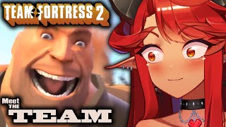 THEYRE CRAZY I LOVE IT  TF2 Meet the Team Reaction [upl. by Nosnevets]