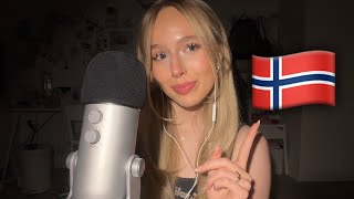 ASMR in norwegian 🇳🇴  teaching you norwegian pt 5 [upl. by Aicittel]