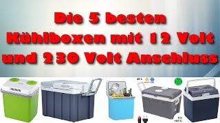 Die 5 besten elektrischen Kühlboxen mit 12 Volt und 230 Volt Anschluss Test [upl. by Ogram]