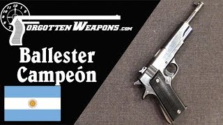 Hafdasas Ballester Campeon Competition 22LR Pistol [upl. by Etnaik]