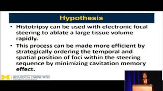 Xu  Effects of Dosing amp Focal Spacing in Ablation of Large Tissue Volume Using Histotripsy 2016 [upl. by Royal]