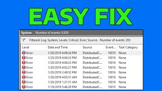 How To Fix DistributedCOM Error 10016 [upl. by Adnarram772]