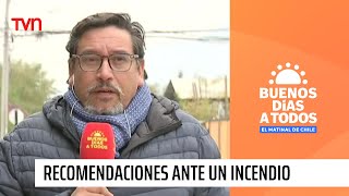 Prevencionista de riesgos entrega recomendaciones de evacuación ante un incendio [upl. by January]