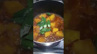 Dropping okra gulay gulayislife asmrcooking lovecooking [upl. by Latty]