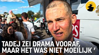 Tim Wellens “Tadej Pogacar zei dat er veel drama voor deze rit was maar dat het niet moeilijk was” [upl. by Nogem]