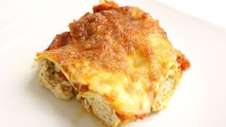 CANNELLONIS GRATINÉ AU POULET CUISINERAPIDE [upl. by Fredelia]