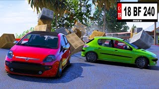 18 Plaka Arabalar Koli Patlatma Parkurunda  GTA 5 [upl. by Nevear]