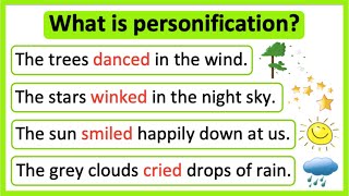 What is personification 🤔  Personification in English  Learn with examples [upl. by Timothea]