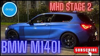 MY REACTION BMW M140i MHD STAGE 2 NIGHT DRIVE  0  60 DRAGY Testing LAUNCHES WOW [upl. by Esirec405]