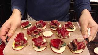 Seared Beef Carpaccio with LemonGarlic Dressing [upl. by Assel]