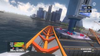 Roller Coaster City  Physics based gravity propelled coaster [upl. by Ermanno]