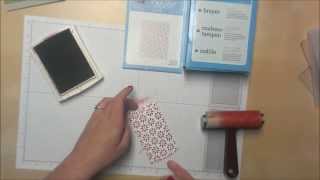 How to Color the Raised Image from an Embossing Folder [upl. by Nav]