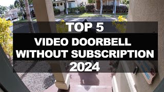 Top 5 Best Video Doorbell Uk Without Subscription 2024  Reviews amp Comparison [upl. by Nihcas]