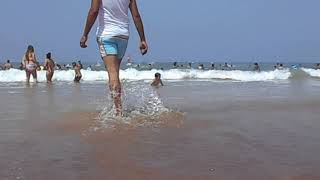 La plage de Skhirat près de Rabat 2019 Maroc Lune des plus belles plages du Maroc [upl. by Enelrihs]