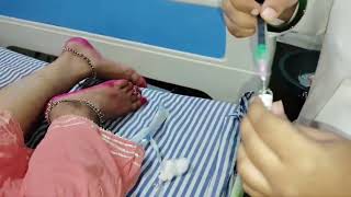 intramuscular Injection vlog [upl. by Lundeen]