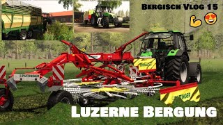 Ls19  Bergisch Farmvlog  Luzerne Bergung  15 [upl. by Paryavi]