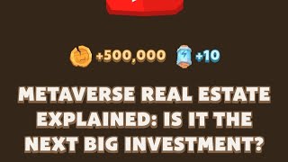 Metaverse Real Estate Explained Is It the Next Big Investment [upl. by Eirac]