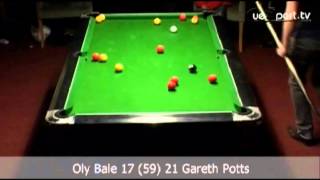 £20000 8Ball Money Match  Gareth Potts v Oly Bale  Part 9 of 10 [upl. by Yellek]