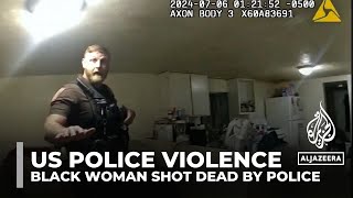 A black woman calls 911 to report suspected intruder shot in face by Illinois police [upl. by Carlita265]