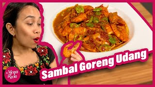 Fikk deilige reker fra naboen min og laget umiddelbart Sambal Goreng Udang av dem [upl. by Liek]