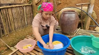 My life after giving birth to my daughter Harvest Agricultural  taking care of pets 30 Days [upl. by Halueb]