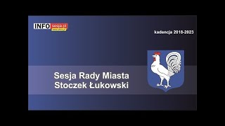 II sesja Rady Miasta Stoczek Łukowski – transmisja na żywo [upl. by Atig]