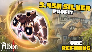 Plenty of Silvers to Refine  Max Ore Refining  Albion Online [upl. by Craig161]