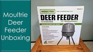 Moultrie Standard 30 Gallon Feeder Info amp Unboxing [upl. by Plafker282]