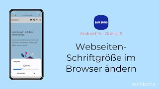 WebseitenSchriftgröße im Browser ändern Samsung Internet [upl. by Rebma]