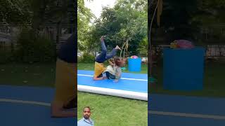 Kuch dikha😱 gymnast acrobatics action stunt flip couplegoals viralshort [upl. by Mellar]