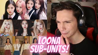 DANCER REACTS TO LOONA SUBUNITS  LoveampLive Girl Front amp Love4eva Ft Grimes [upl. by Brittnee]