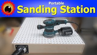 Simple Portable Sanding Station Downdraft Table [upl. by Lindo]