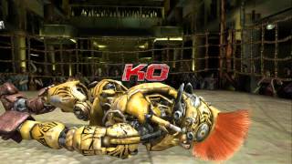 Real Steel The Game All Fights Xbox 360 HD [upl. by Riess674]