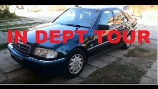 1997 Mercedes Benz w202 c240 Start Up Engine and In Depth Tour [upl. by Cherry626]