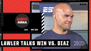 Robbie Lawler recaps his UFC 266 win vs Nick Diaz  ESPN MMA [upl. by Golliner609]