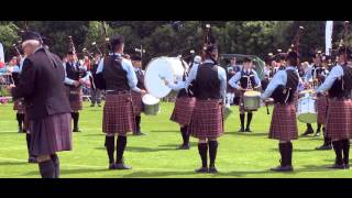 Lothian amp Borders Police Pipe Band 2012 European Championships [upl. by Grimbald]