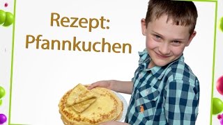 Pfannkuchen Rezept für Kinder Chefkoch oder Anfänger Pfannkuchen backen Kanal für Kinder [upl. by Cardwell787]