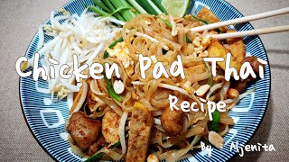 Pad thai  Phad thai  Stirfried rice noodles  Pad thai no Shrimp  Chicken Pad thai  Authentic [upl. by Malan]