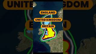 Difference between UKGREAT BRITAINENGLAND facts knowlegeispower subscribe FactsSpoonFed [upl. by Irrol605]