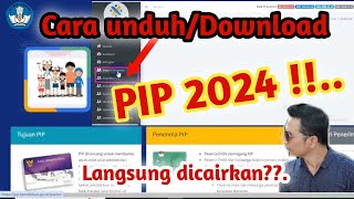 cara unduh pip 2024 sk pemberian amp sk nominasi II pip sipintar kemdikbud segera aktivasi [upl. by Margarethe]