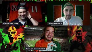 3 Live Canes on CanesInSight 911 Miami continues to roll Ball State next up [upl. by Kalinda]