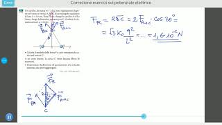 Esercizi su potenziale ed energia potenziale elettrica [upl. by Arym]