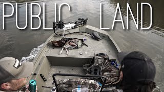 We used a BOAT to Hunt Landlocked Gobblers  Turkey Hunting [upl. by Bayly]