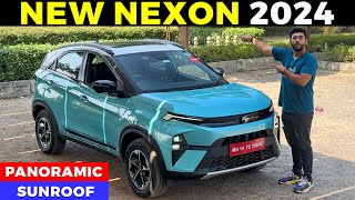 New Nexon with Panoramic Sunroof amp Dual CNG🔥 Walkaround with On Road Price  Tata Nexon 2024 [upl. by Arakat]