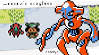 HOW TO GET DEOXYS in POKÉMON EMERALD SEAGLASS [upl. by Klingel82]