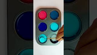 Color Mix Theory 75 colormixing satisfying mixedcolors colormixingvideo [upl. by Adnoluy]