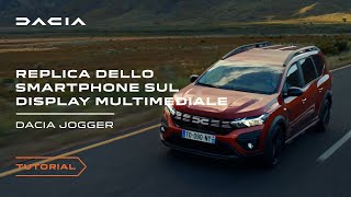 Dacia Jogger 2023 come usare la riproduzione dello smartphone di Media Display [upl. by Claudia529]