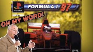 The commentary in this FORMULA 1 game from 1997 is REMARKABLE [upl. by Esojnauj8]