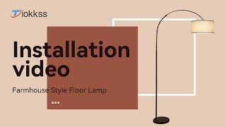 Floor Lamp Installation Video [upl. by Noirb315]